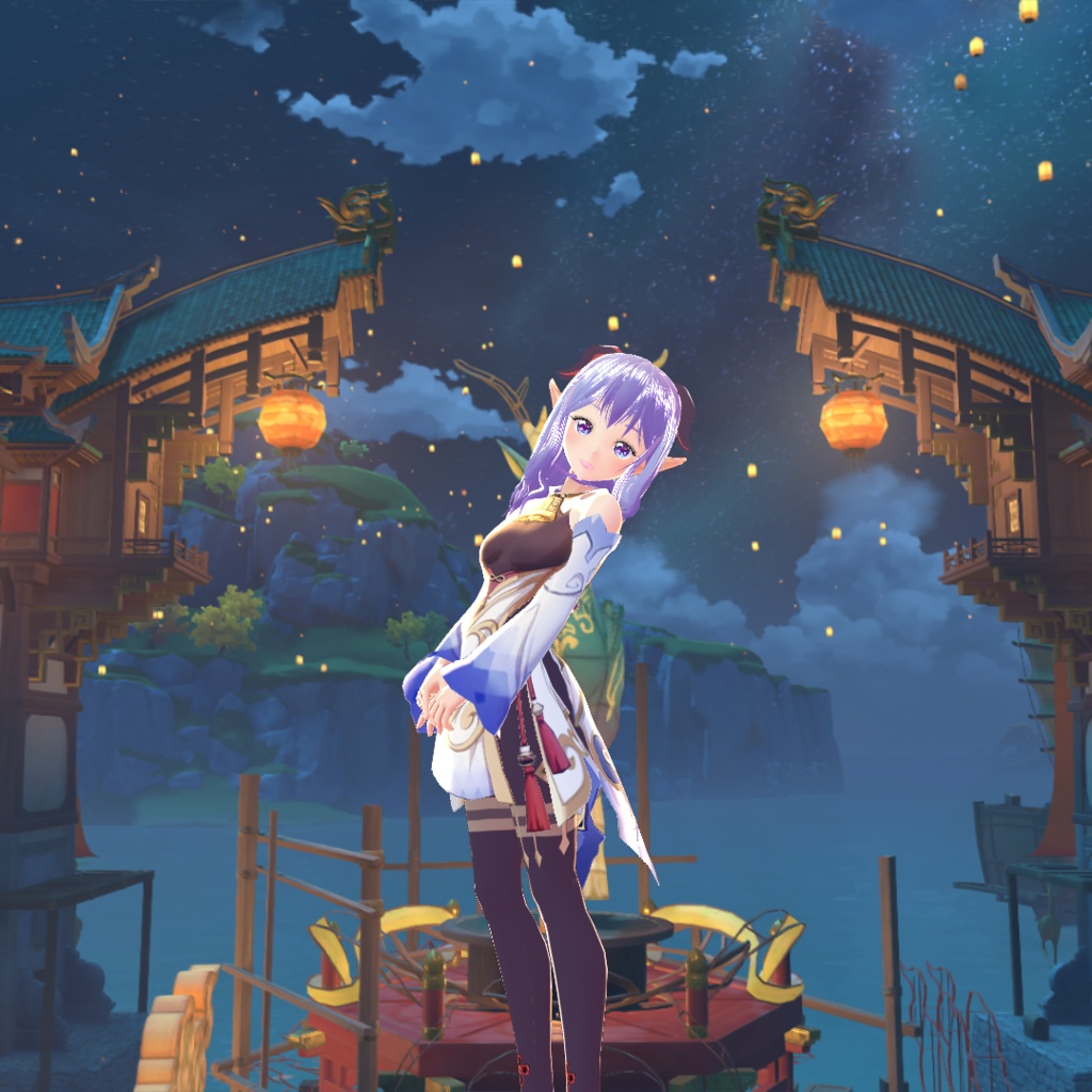 VRoid Genshin Impact Ganyu Outfit