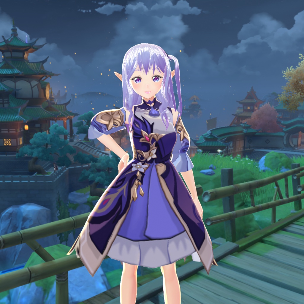 VRoid Genshin Impact Keqing Outfit