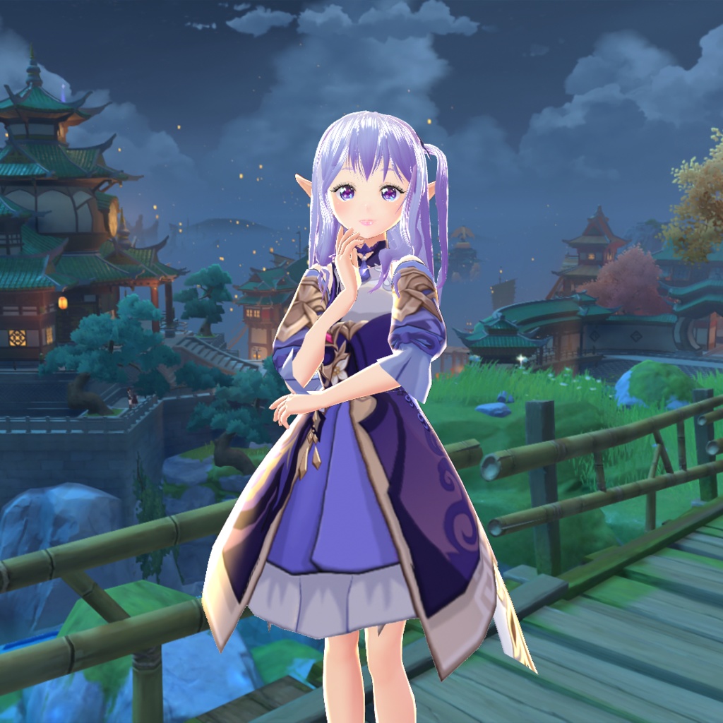 VRoid Genshin Impact Keqing Outfit