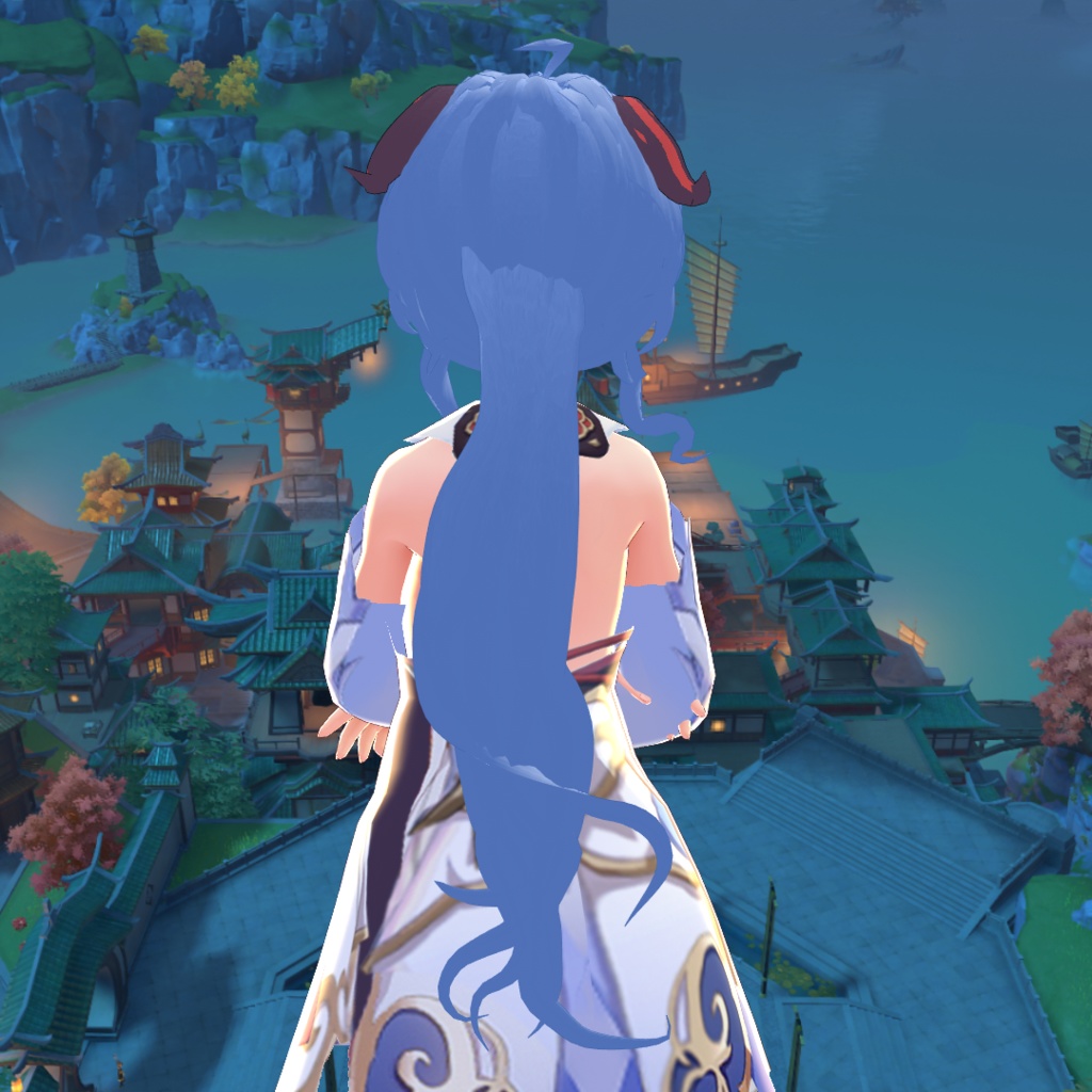 VRoid Genshin Impact Ganyu Hair Preset