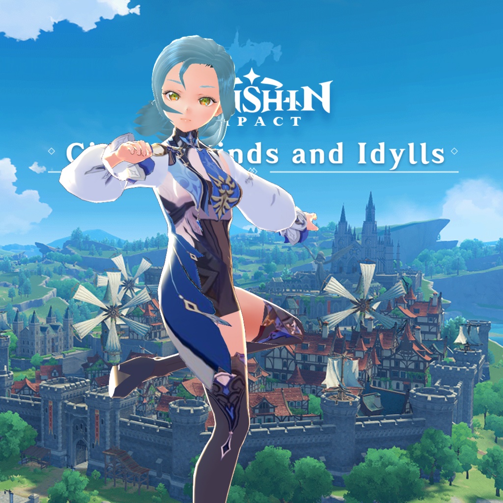 VRoid Genshin Impact Eula Outfit