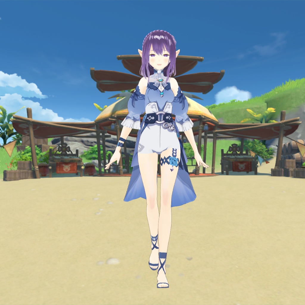 VRoid Genshin Impact Jean Summer 2021 Outfit