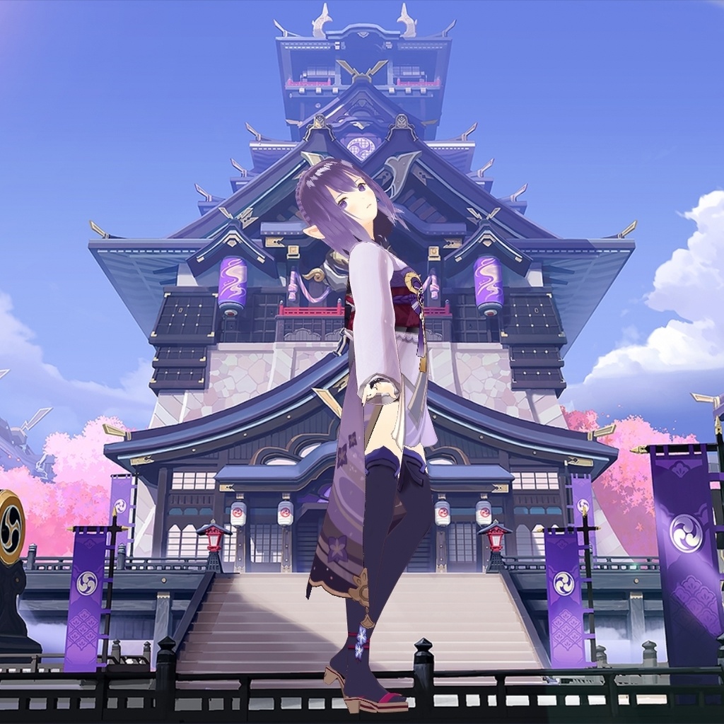 VRoid Genshin Impact Raiden Shogun Outfit