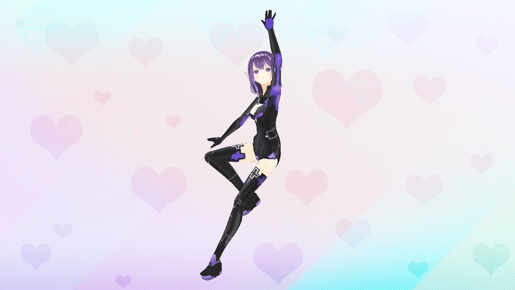 [FREE] VRoid Purple Heart Outfit