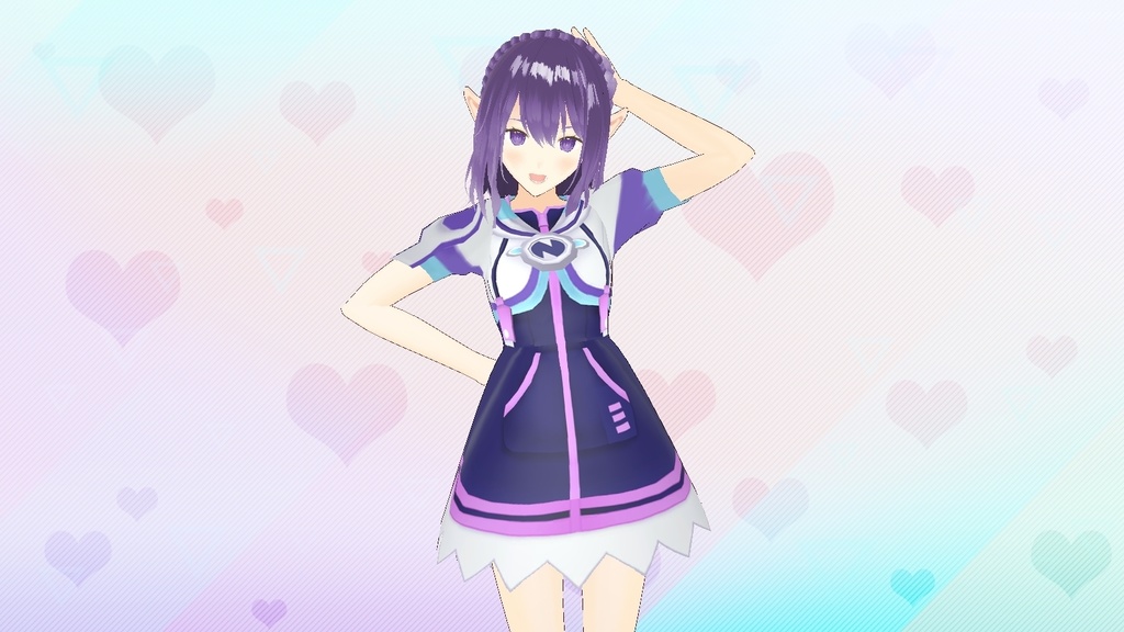 [FREE] VRoid Nepu Nepu Neptunia Outfit