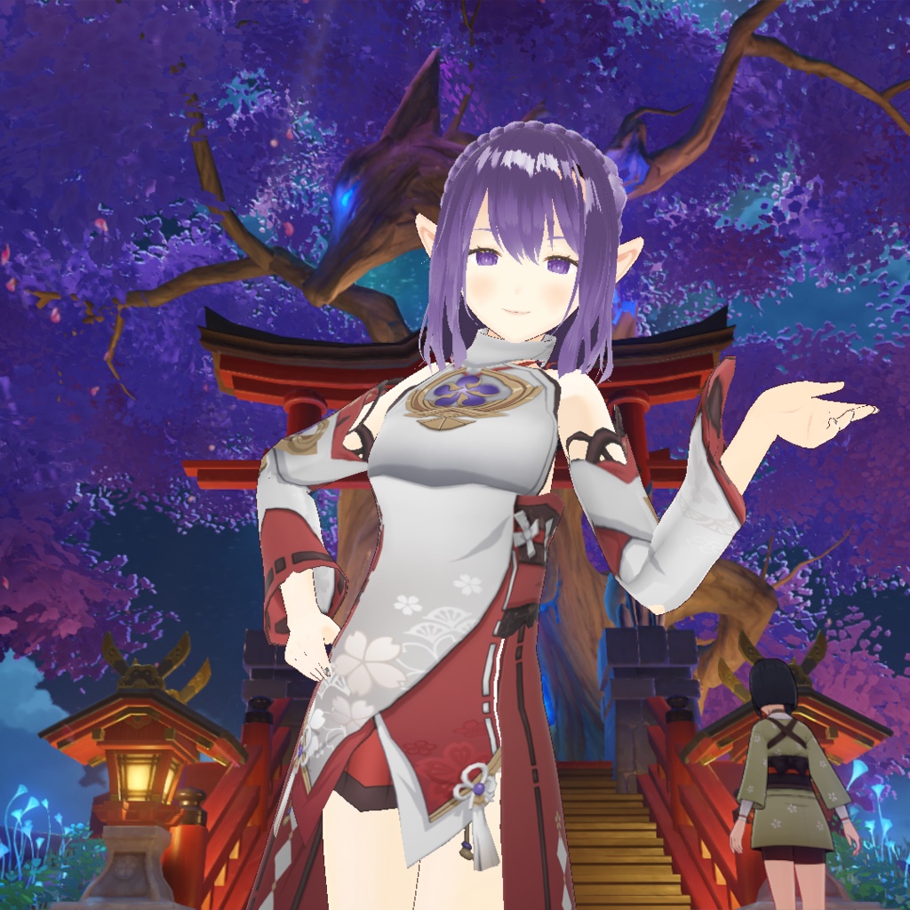 VRoid Genshin Impact Yae Miko Outfit