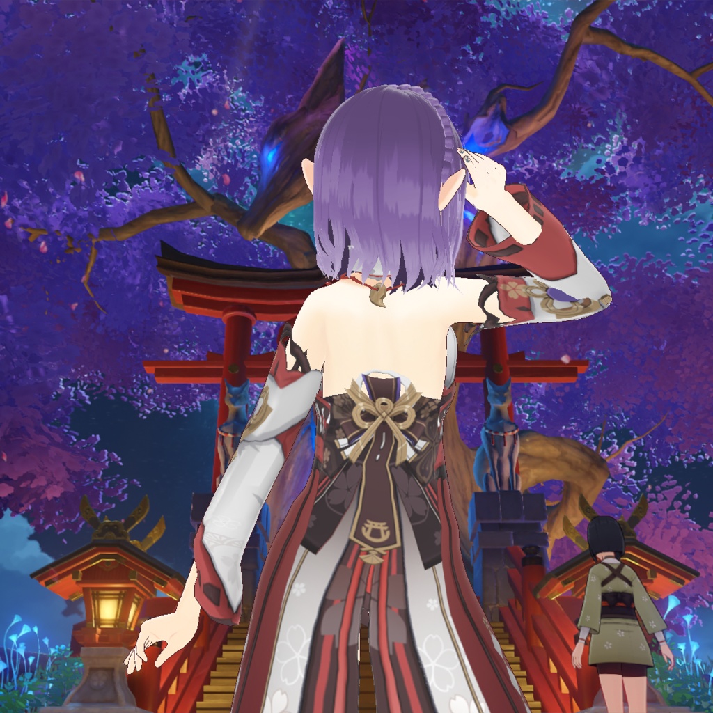VRoid Genshin Impact Yae Miko Outfit