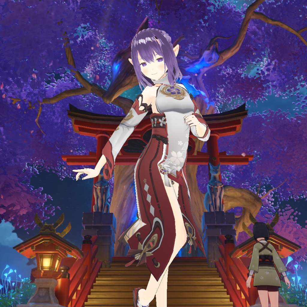 VRoid Genshin Impact Yae Miko Outfit