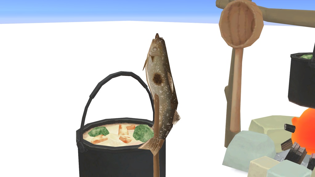 焼き魚とたっぷりシチューセット