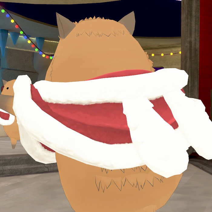 うさ耳もこもこケープ【かっぴーとモルたん用】