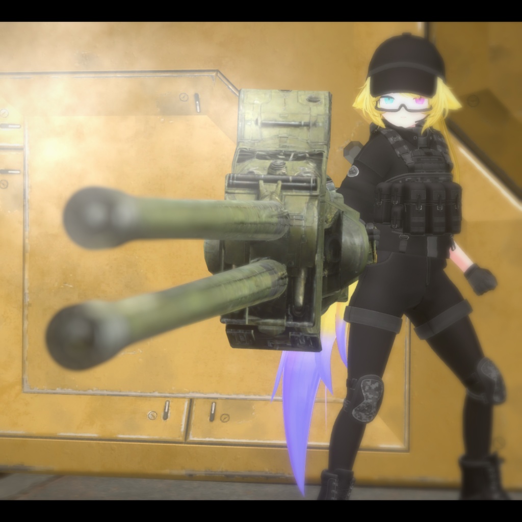 【無料 / VRC想定】- 90mm_W.striker -