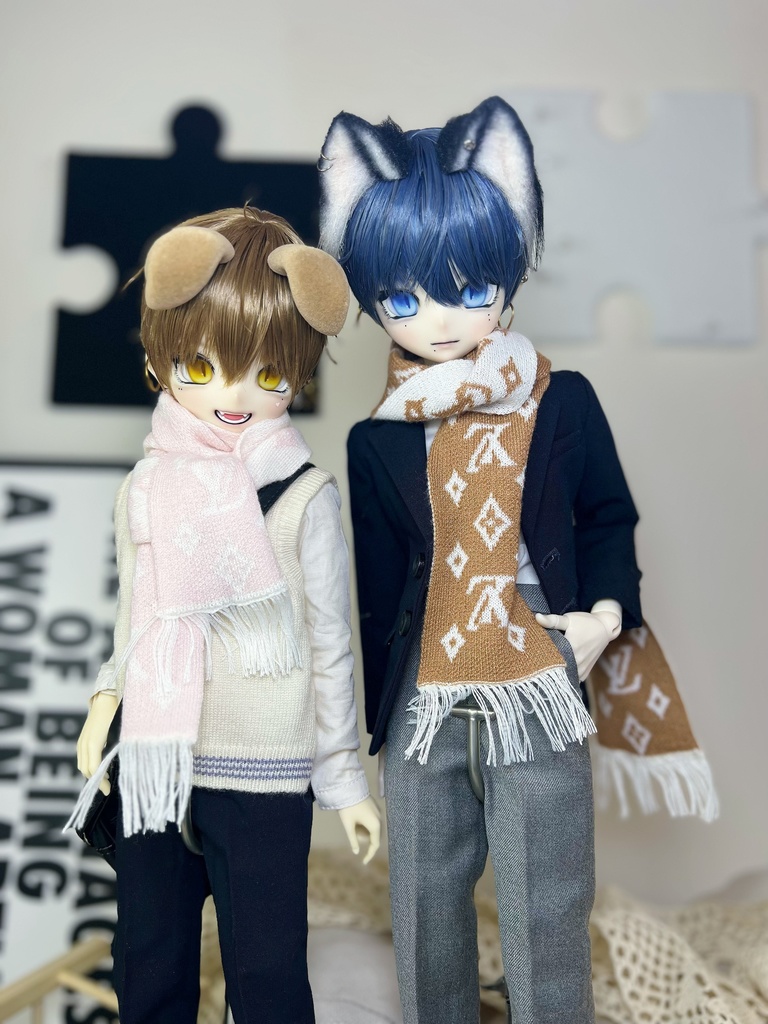 【BREZZA】【1/4】75cm マフラー ドール服 ドール用服