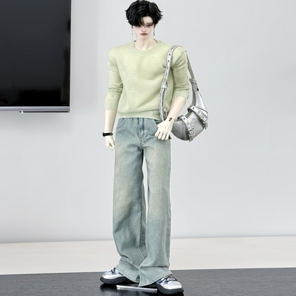 【BREZZA】【1/4】75cm 透け感クルーネックニット