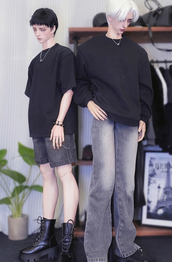 【BREZZA】【ID75,1/4,73cm】長袖 スウェット トレーナー