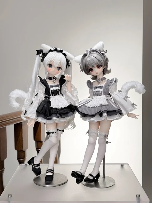 【BREZZA】【1/4】ドール服　メイド服　ロリタ　6点セット
