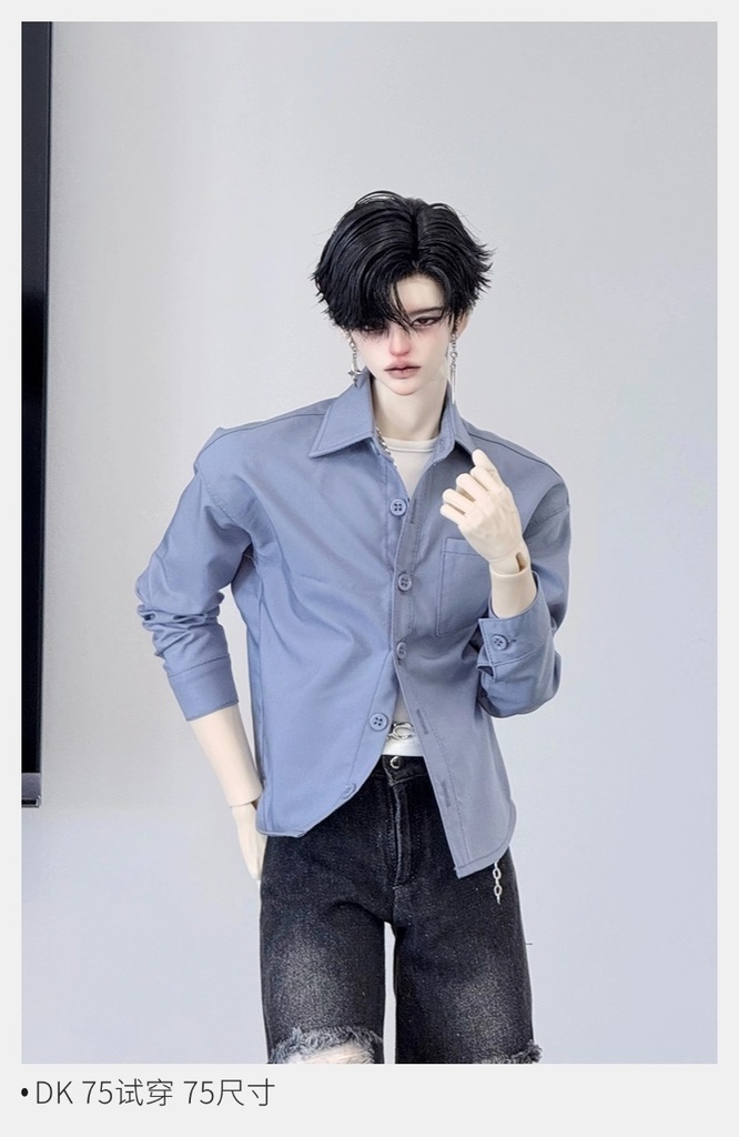 【BREZZA】【1/4,ID75,73】シャツ ベーシック ドール服