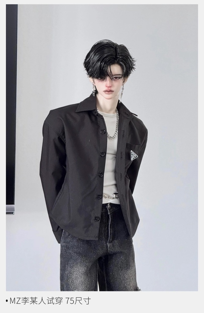 【BREZZA】【1/4,ID75,73】シャツ ベーシック ドール服