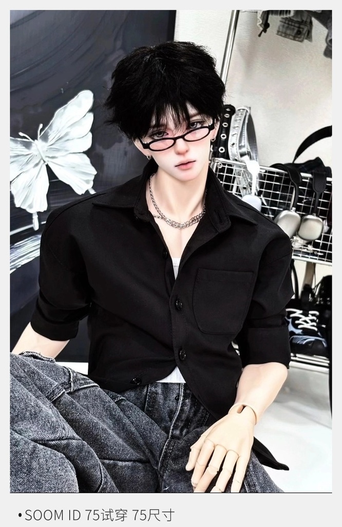 【BREZZA】【1/4,ID75,73】シャツ ベーシック ドール服