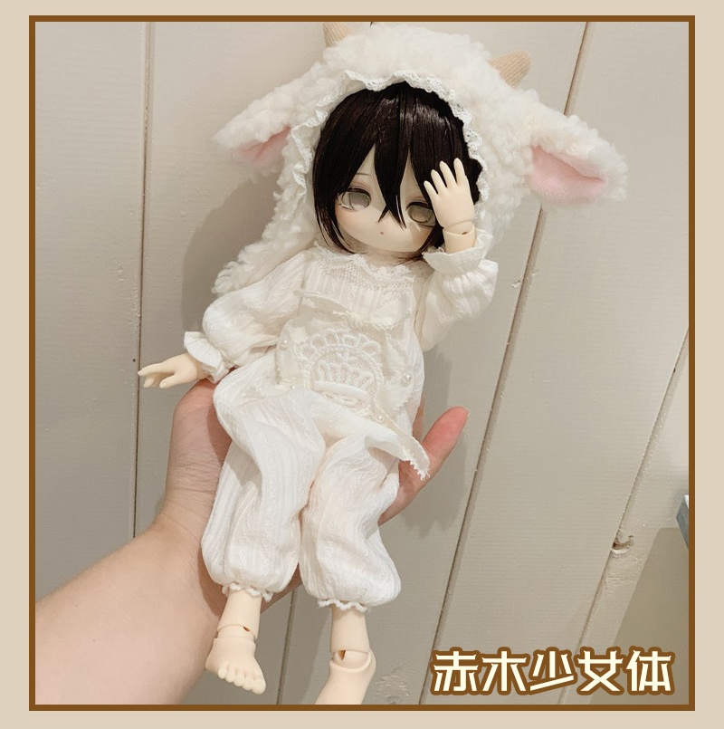【BREZZA】【1/6】 子羊ネグリジェ　パジャマ　ロンパース　ドール服