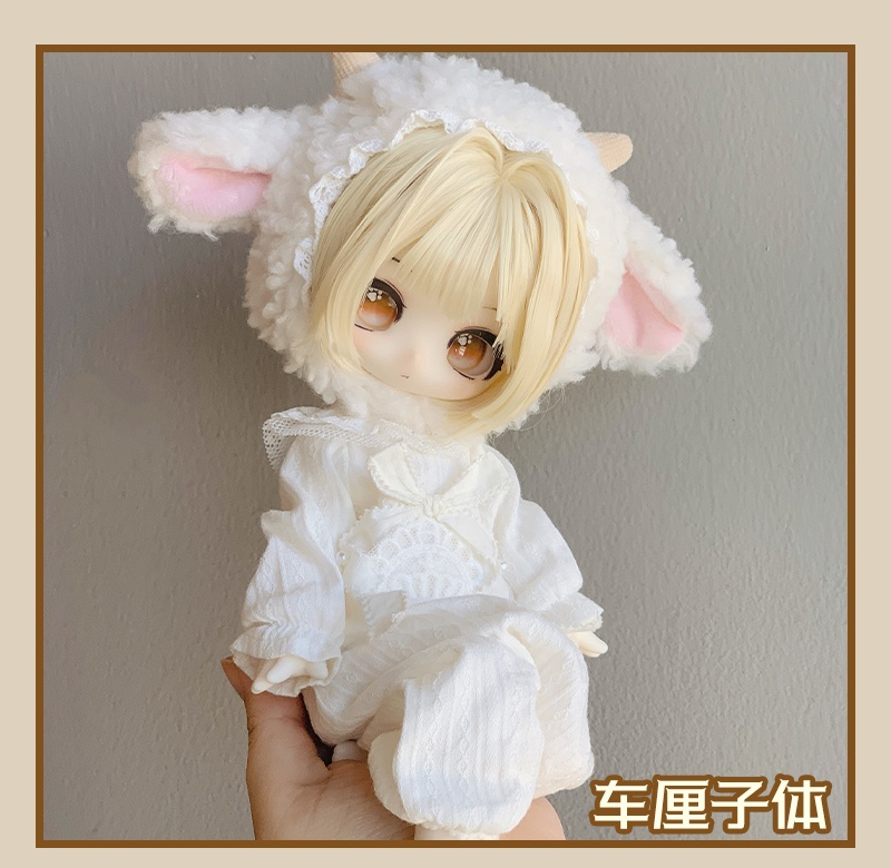 【BREZZA】【1/6】 子羊ネグリジェ　パジャマ　ロンパース　ドール服