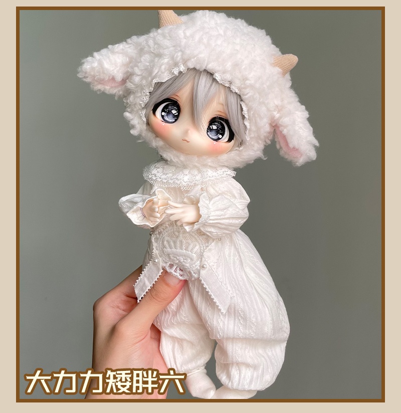 【BREZZA】【1/6】 子羊ネグリジェ　パジャマ　ロンパース　ドール服