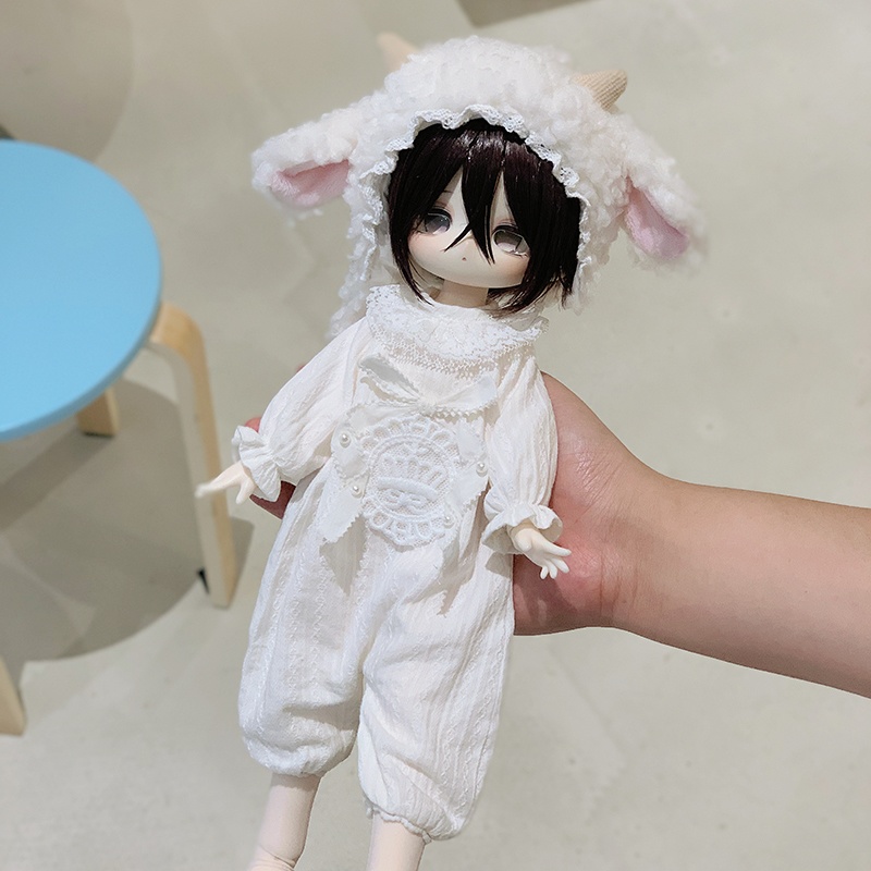【BREZZA】【1/6】 子羊ネグリジェ　パジャマ　ロンパース　ドール服