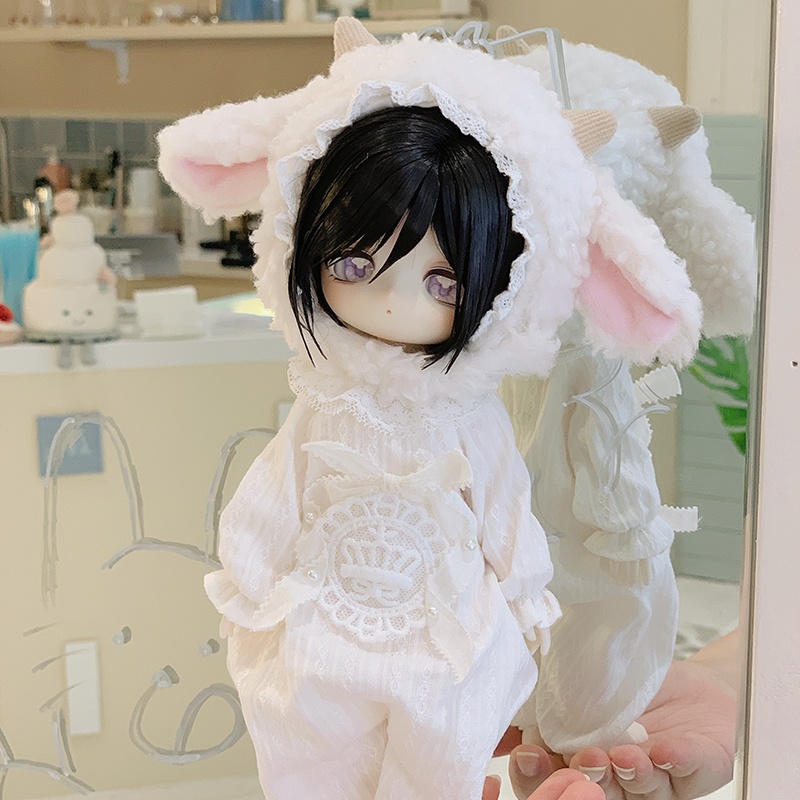 【BREZZA】【1/6】 子羊ネグリジェ　パジャマ　ロンパース　ドール服