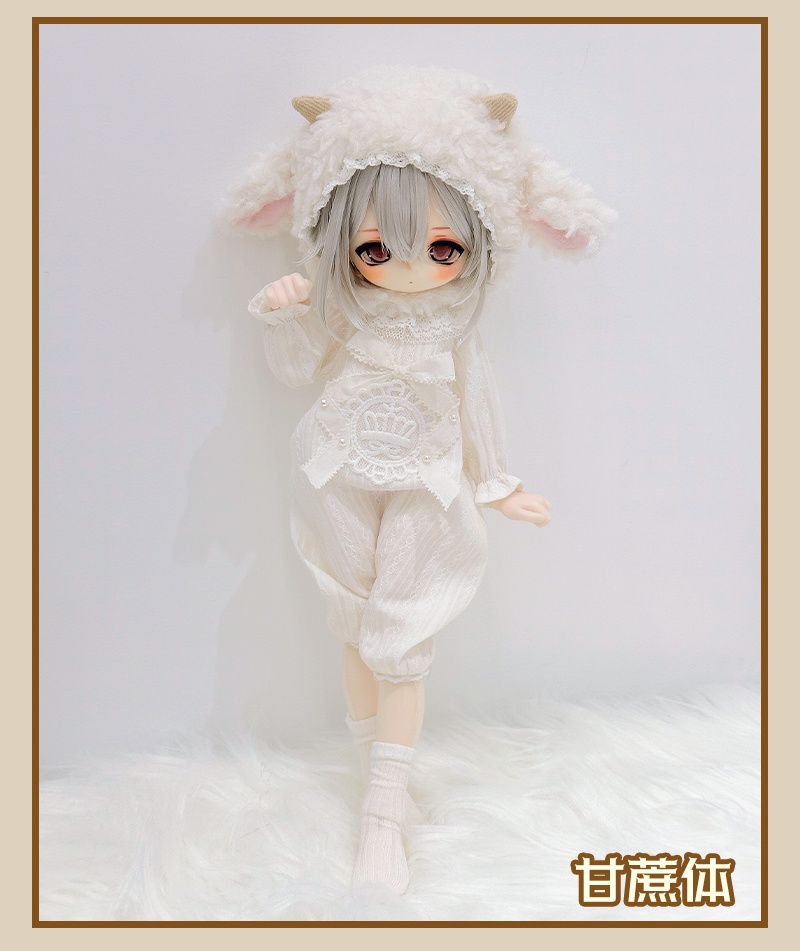 【BREZZA】【1/6】 子羊ネグリジェ　パジャマ　ロンパース　ドール服