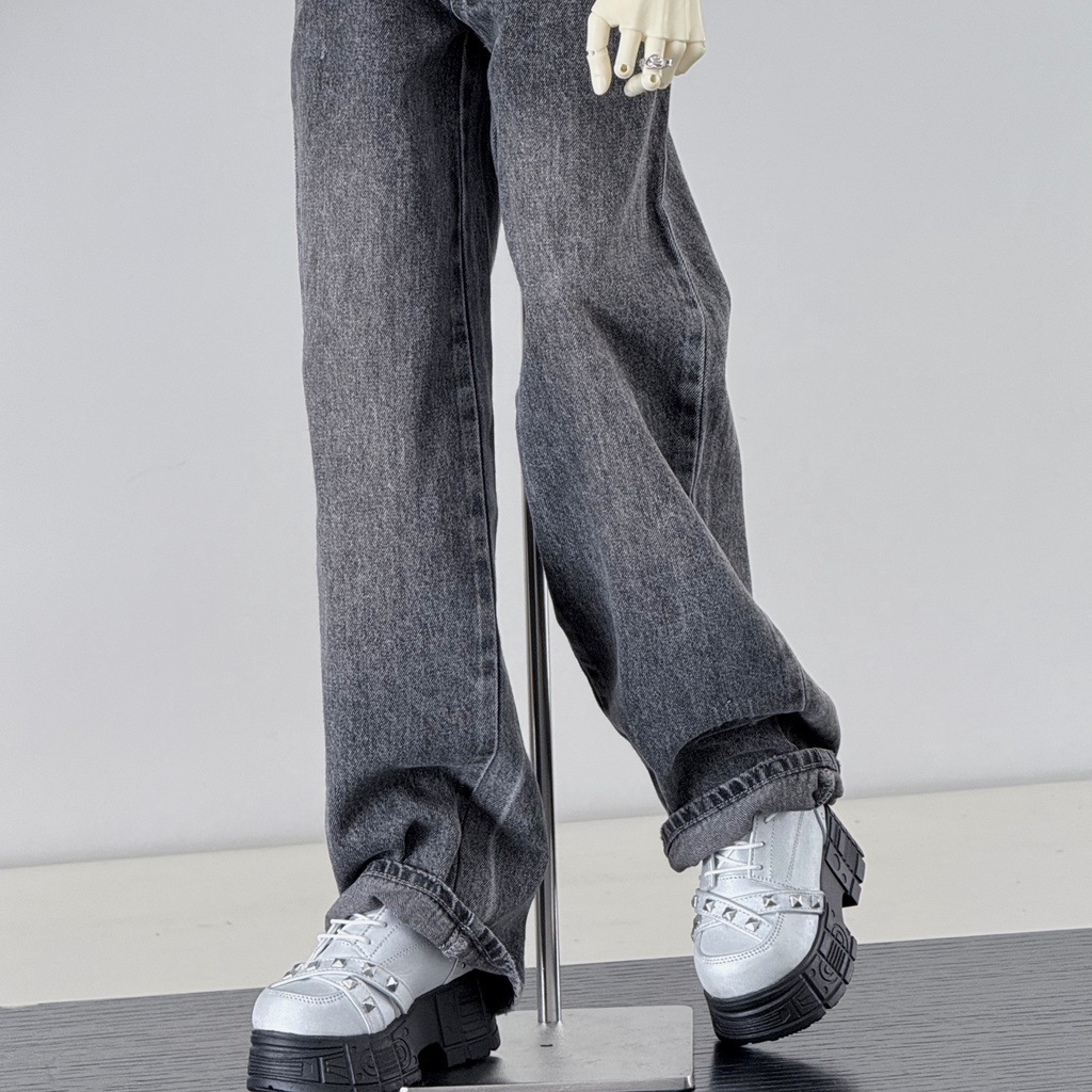 【BREZZA】【1/4】【ID75】本革 ブーツ 厚底パンク