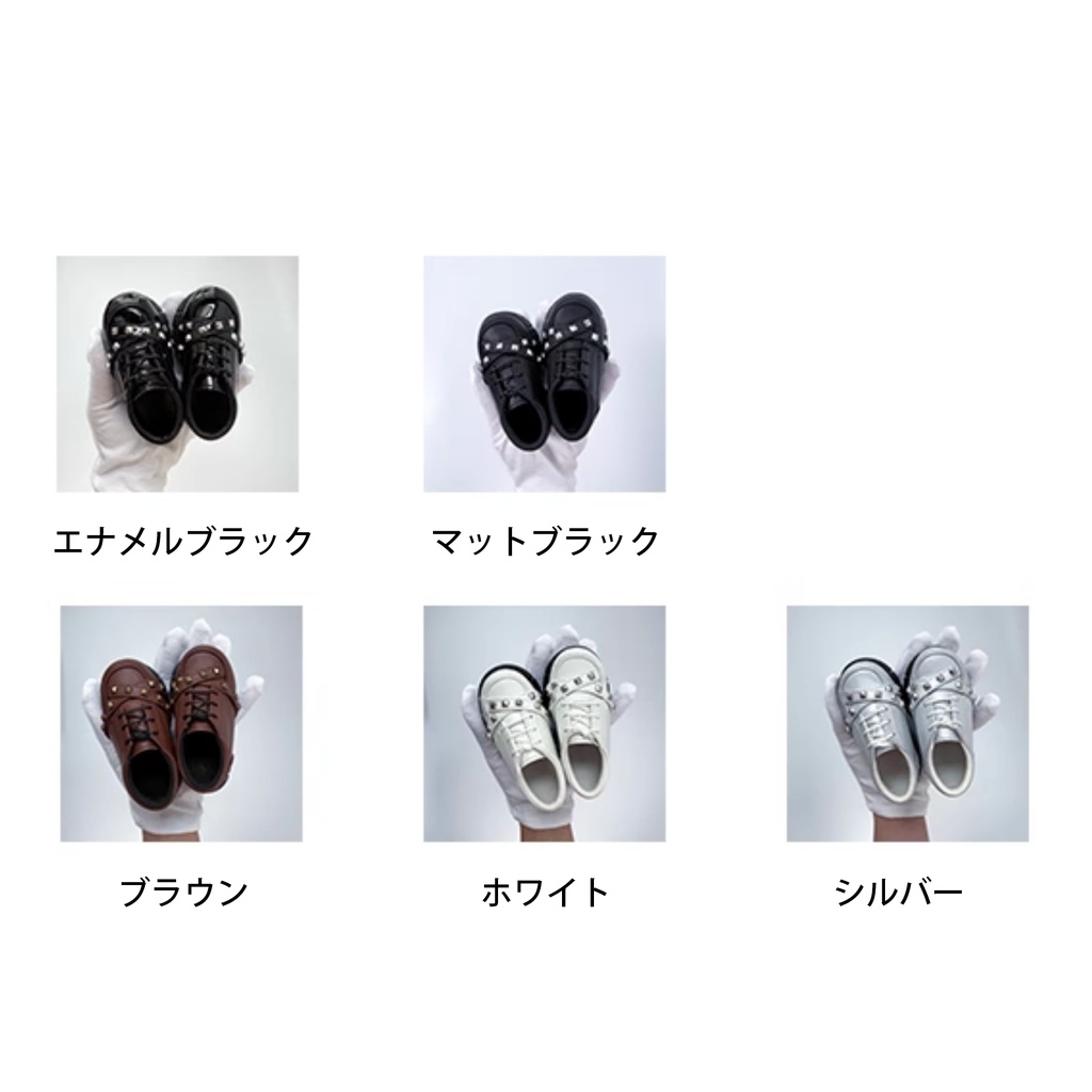【BREZZA】【1/4】【ID75】本革 ブーツ 厚底パンク