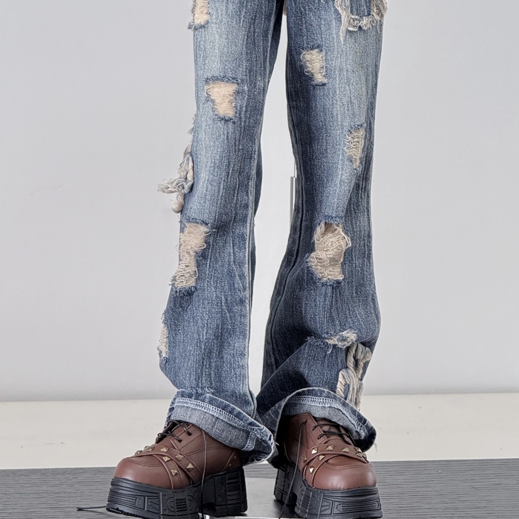 【BREZZA】【1/4】【ID75】本革 ブーツ 厚底パンク