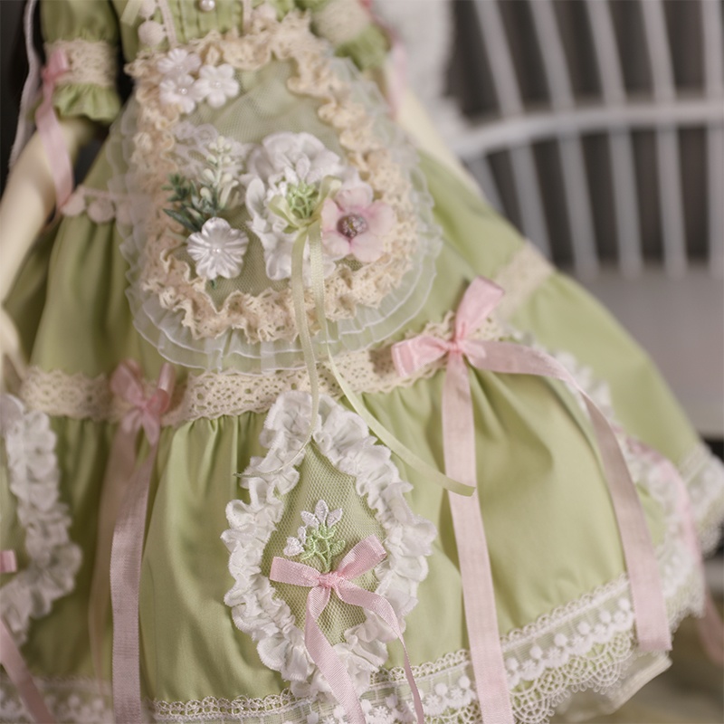 【BREZZA】【1/4,1/6】ドール服　花嫁　ロリータ　1/4ドール　1/4ドール服　1/4サイズ　1/4ドール用　SDM　MSD　ドレス　