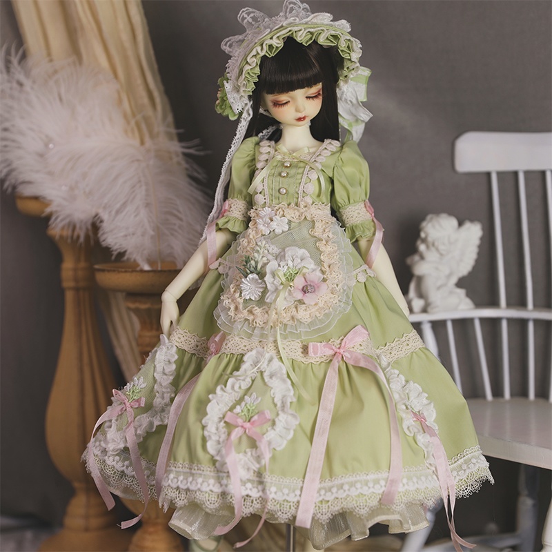 【BREZZA】【1/4,1/6】ドール服　花嫁　ロリータ　1/4ドール　1/4ドール服　1/4サイズ　1/4ドール用　SDM　MSD　ドレス　