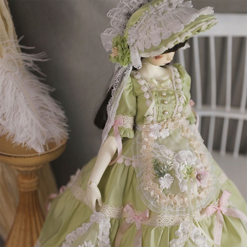 【BREZZA】【1/4,1/6】ドール服　花嫁　ロリータ　1/4ドール　1/4ドール服　1/4サイズ　1/4ドール用　SDM　MSD　ドレス　