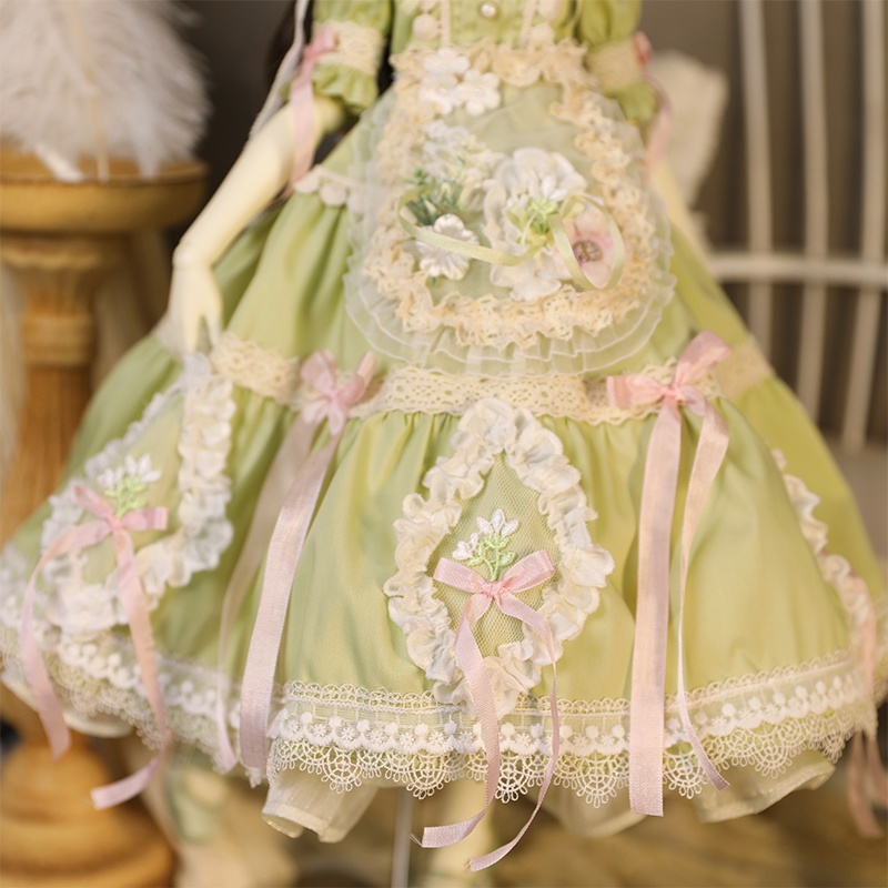 【BREZZA】【1/4,1/6】ドール服　花嫁　ロリータ　1/4ドール　1/4ドール服　1/4サイズ　1/4ドール用　SDM　MSD　ドレス　