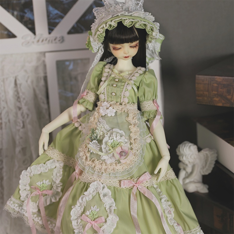 【BREZZA】【1/4,1/6】ドール服　花嫁　ロリータ　1/4ドール　1/4ドール服　1/4サイズ　1/4ドール用　SDM　MSD　ドレス　