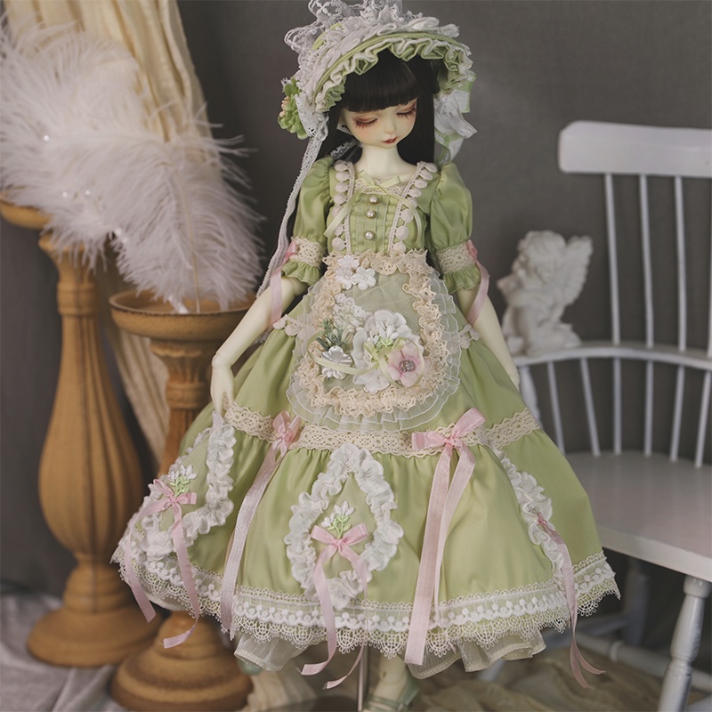 【BREZZA】【1/4,1/6】ドール服　花嫁　ロリータ　1/4ドール　1/4ドール服　1/4サイズ　1/4ドール用　SDM　MSD　ドレス　