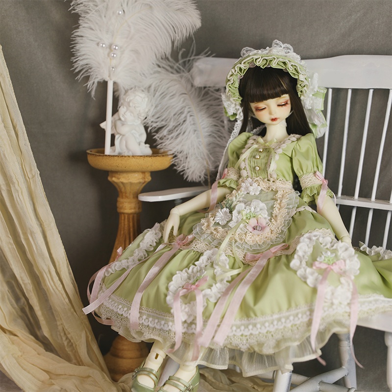 【BREZZA】【1/4,1/6】ドール服　花嫁　ロリータ　1/4ドール　1/4ドール服　1/4サイズ　1/4ドール用　SDM　MSD　ドレス　