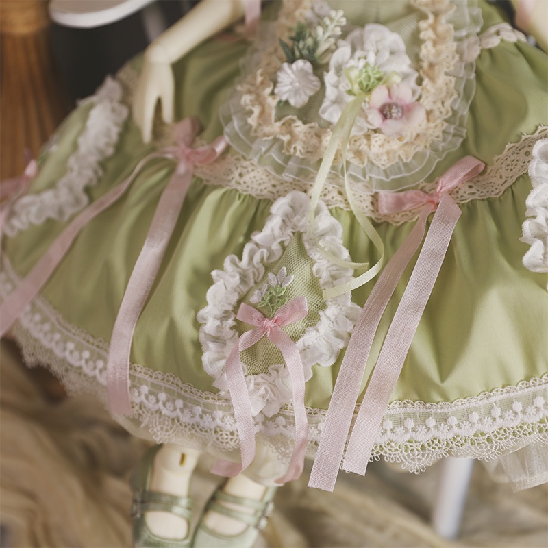 【BREZZA】【1/4,1/6】ドール服　花嫁　ロリータ　1/4ドール　1/4ドール服　1/4サイズ　1/4ドール用　SDM　MSD　ドレス　