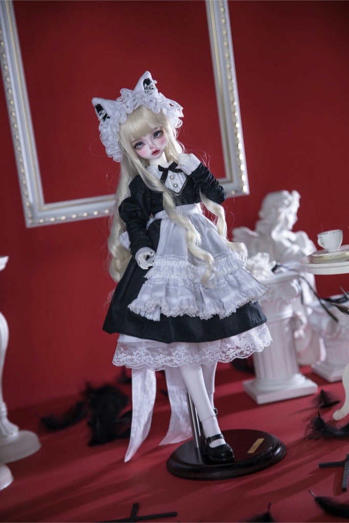 【BREZZA】【1/4】ドール服 メイド服 魔女 シスター エプロン ロリータ 1/4ドール 1/4ドール服 1/4サイズ 1/4ドール用 SDM MSD ドレス
