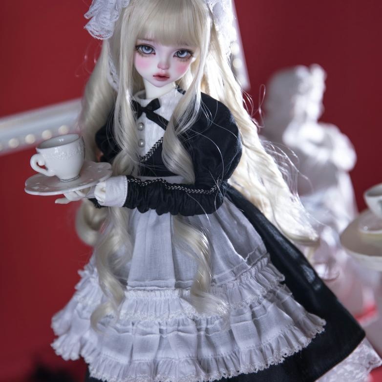 【BREZZA】【1/4】ドール服 メイド服 魔女 シスター エプロン ロリータ 1/4ドール 1/4ドール服 1/4サイズ 1/4ドール用 SDM MSD ドレス