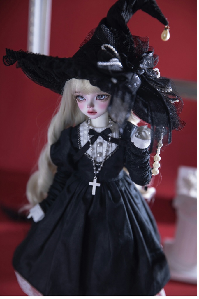 【BREZZA】【1/4】ドール服 メイド服 魔女 シスター エプロン ロリータ 1/4ドール 1/4ドール服 1/4サイズ 1/4ドール用 SDM MSD ドレス