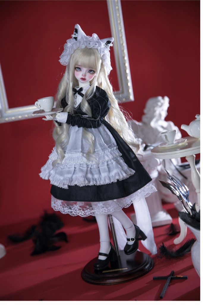 【BREZZA】【1/4】ドール服 メイド服 魔女 シスター エプロン ロリータ 1/4ドール 1/4ドール服 1/4サイズ 1/4ドール用 SDM MSD ドレス
