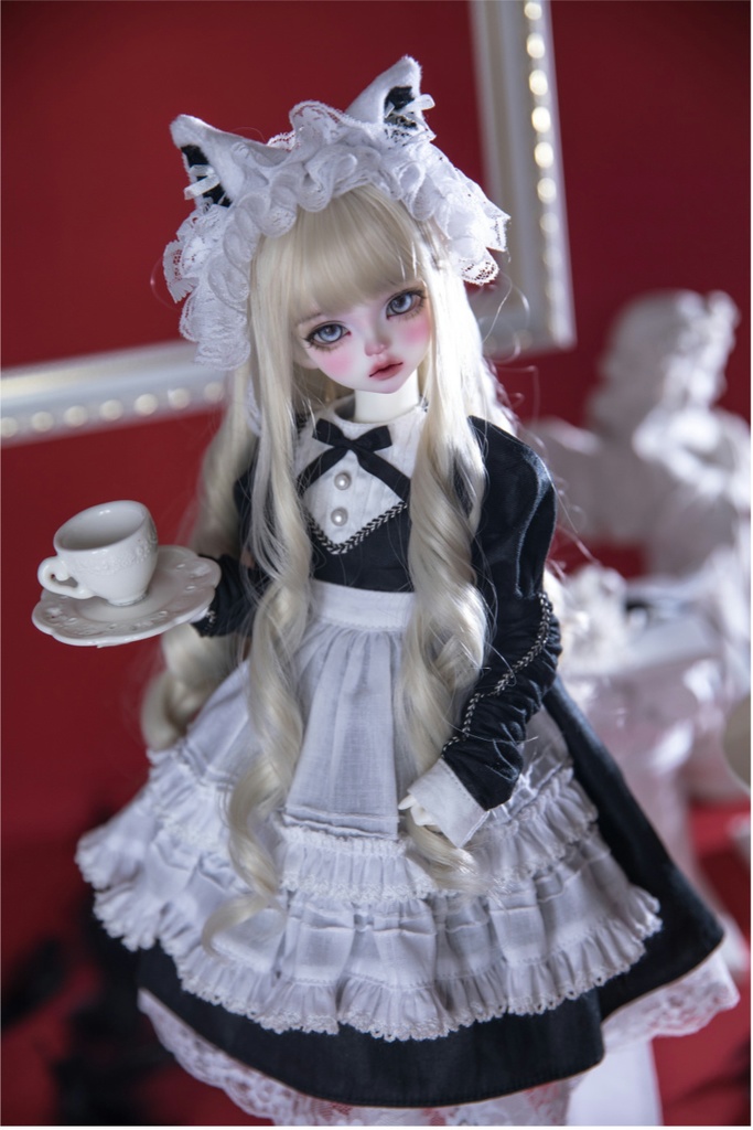 【BREZZA】【1/4】ドール服 メイド服 魔女 シスター エプロン ロリータ 1/4ドール 1/4ドール服 1/4サイズ 1/4ドール用 SDM MSD ドレス