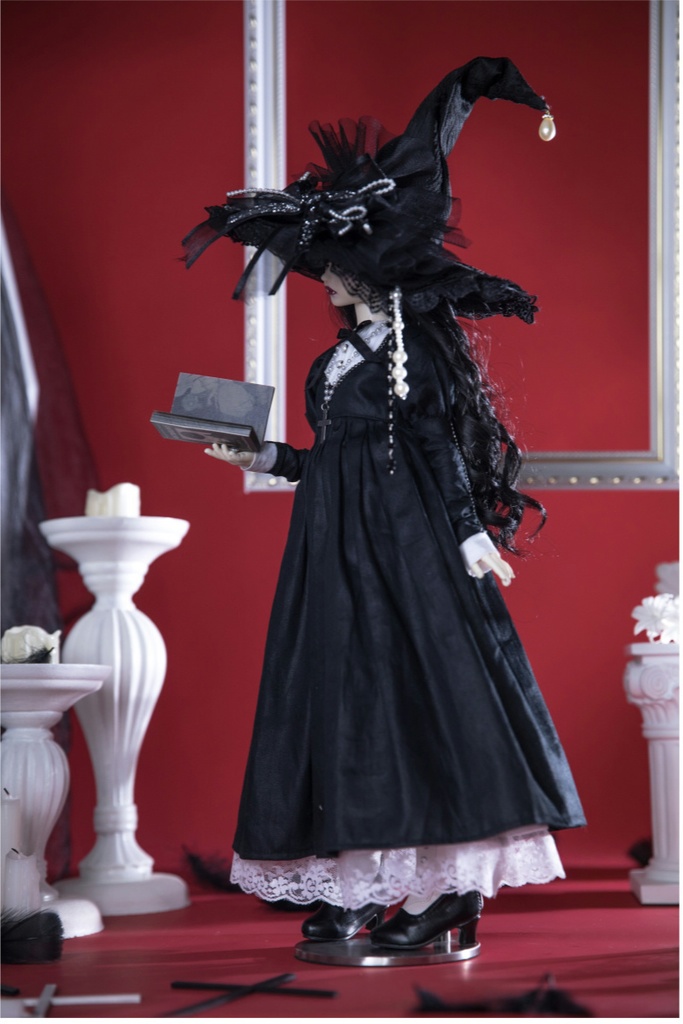 【BREZZA】【1/4】ドール服 メイド服 魔女 シスター エプロン ロリータ 1/4ドール 1/4ドール服 1/4サイズ 1/4ドール用 SDM MSD ドレス