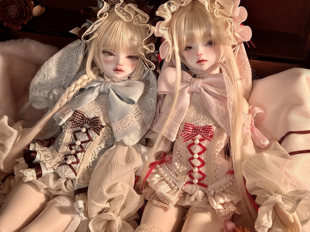 【1/4】Bunny Tea 9点セット 1/4ドール MDD 1/4ドール服 1/4サイズ 1/4ドール用 MSD 邦尼午茶