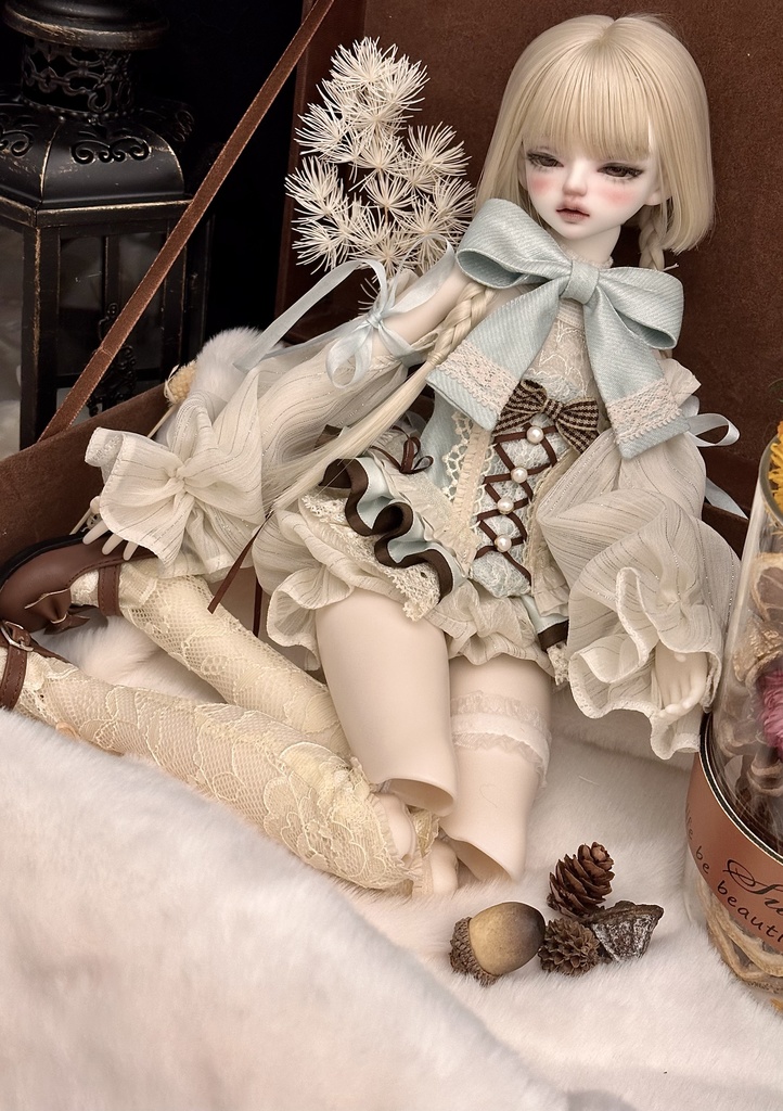 【1/4】Bunny Tea 9点セット 1/4ドール MDD 1/4ドール服 1/4サイズ 1/4ドール用 MSD 邦尼午茶