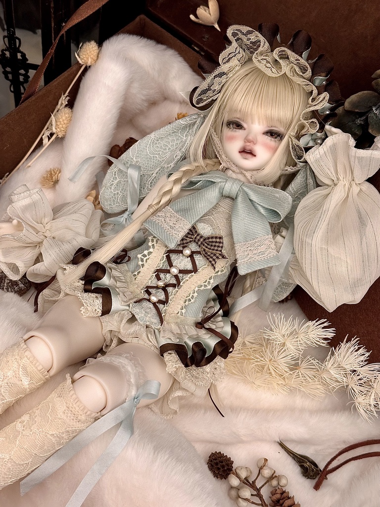 【1/4】Bunny Tea 9点セット 1/4ドール MDD 1/4ドール服 1/4サイズ 1/4ドール用 MSD 邦尼午茶