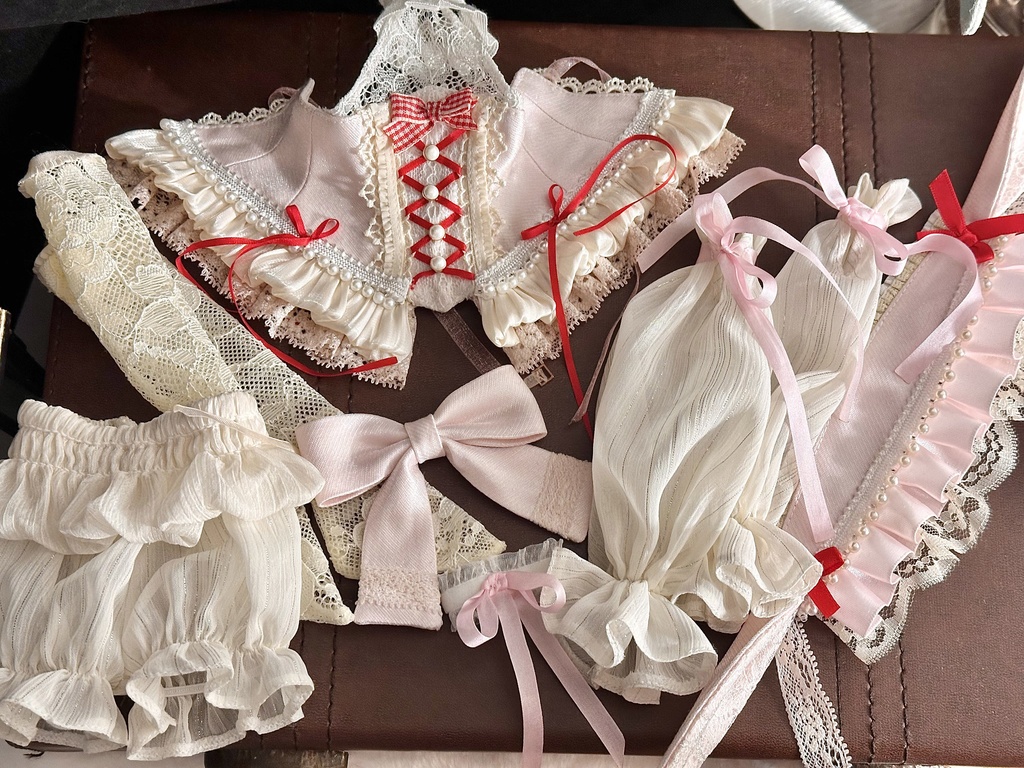 【1/4】Bunny Tea 9点セット 1/4ドール MDD 1/4ドール服 1/4サイズ 1/4ドール用 MSD 邦尼午茶