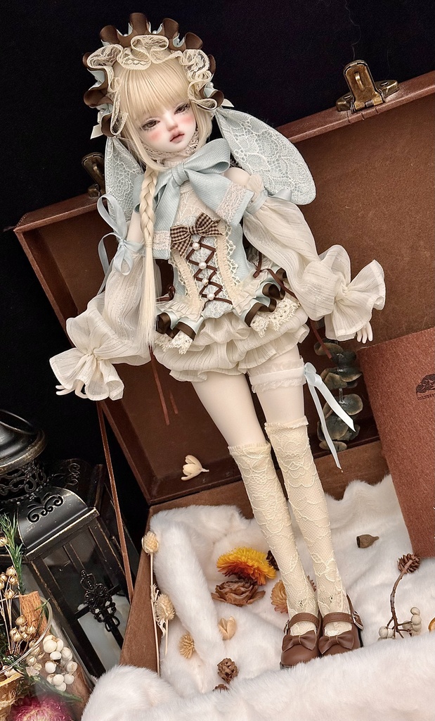 【1/4】Bunny Tea 9点セット 1/4ドール MDD 1/4ドール服 1/4サイズ 1/4ドール用 MSD 邦尼午茶